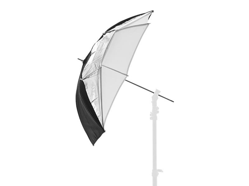 Manfrotto (Lastolite) LU3223F 72cm-es Ernyő (fekete/fehér/ezüst)-0
