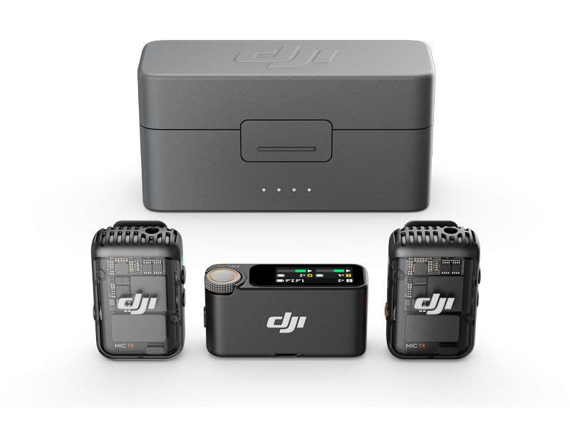 DJI MIC 2 (2 TX + 1 RX + töltő tok) (CE)-0