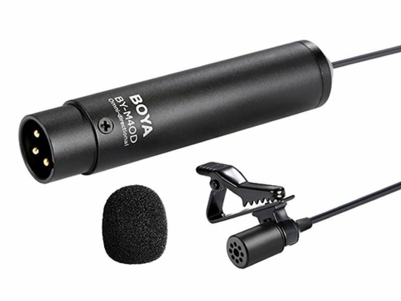Boya BY-M4OD OMNI XLR Lavalier mikrofon-0