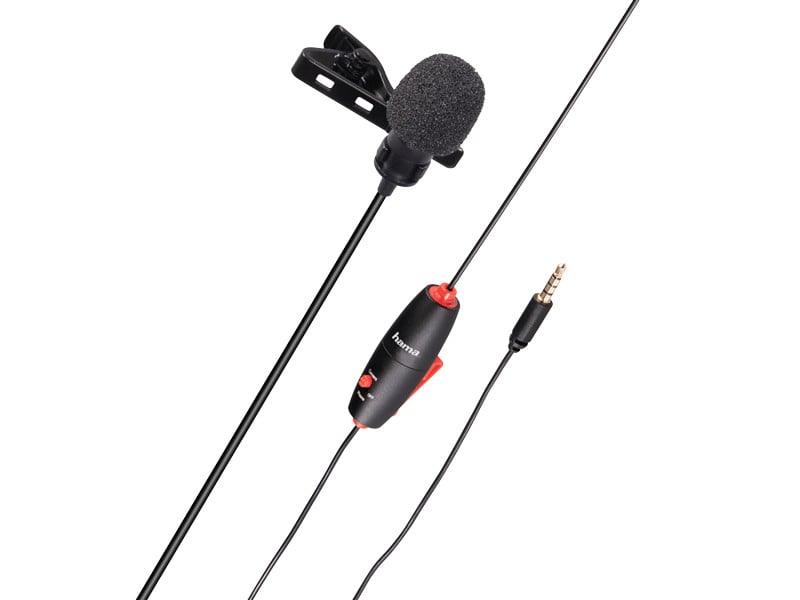 Hama Smart csiptethető Lavalier mikrofon 6m kábellel-0
