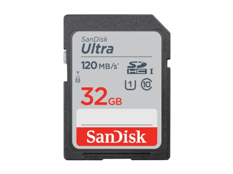 Sandisk 32GB SDHC Ultra 120mb/s UHS-1 CL10-0
