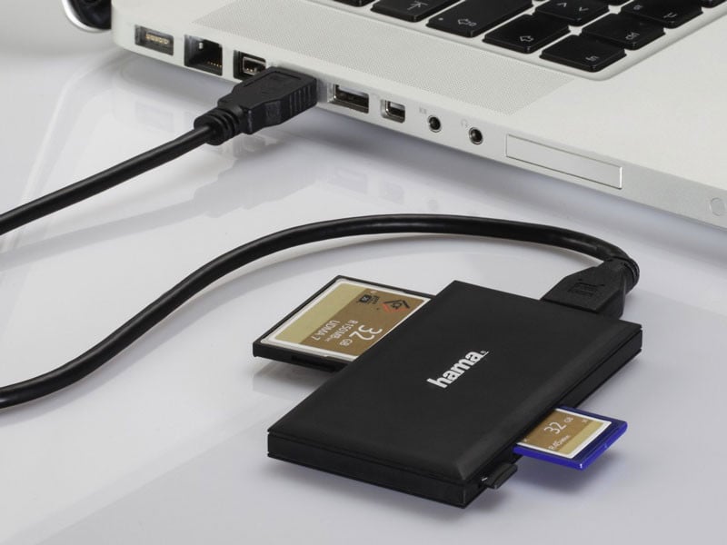 Hama USB 3.0 SUPERSPEED "SLIM" MULTI KÁRTYAOLVASÓ, FEKETE-2
