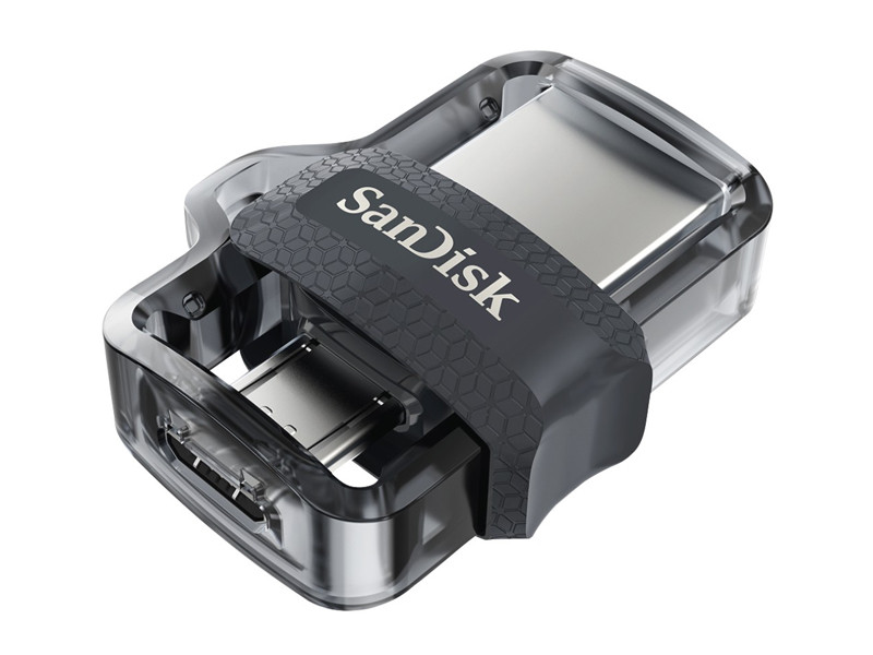 SanDisk 128 GB Ultra Dual USB Drive M3.0 ezüst-0