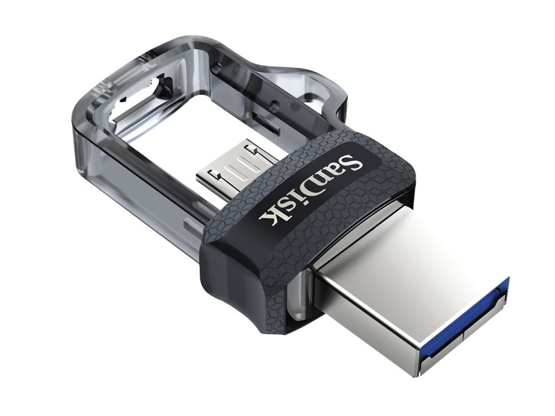 SanDisk 128 GB Ultra Dual USB Drive M3.0 ezüst-1