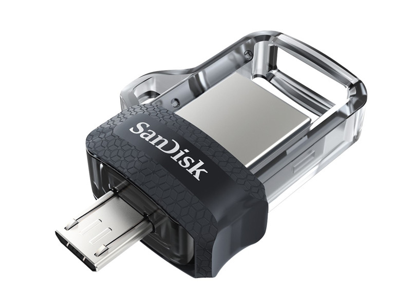 SanDisk 128 GB Ultra Dual USB Drive M3.0 ezüst-2