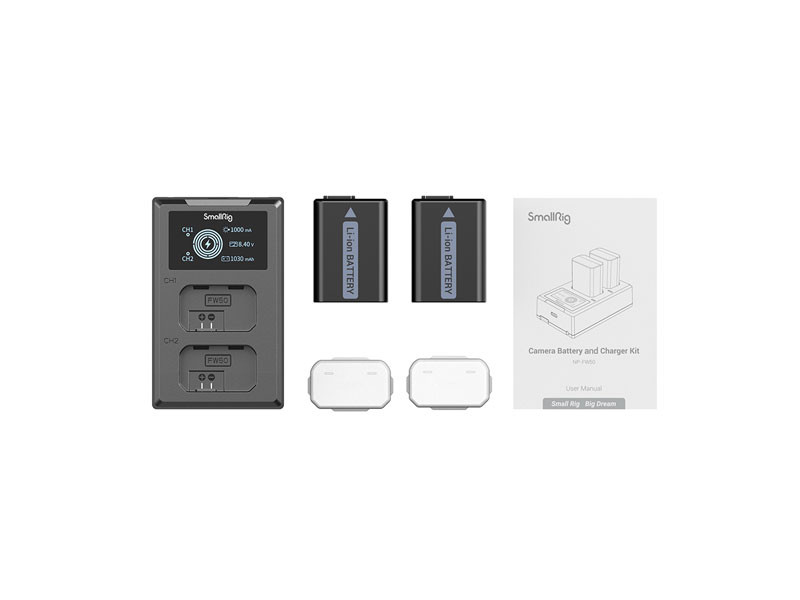 Smallrig NP-FW50 akku és akkutöltő szett 3818-3