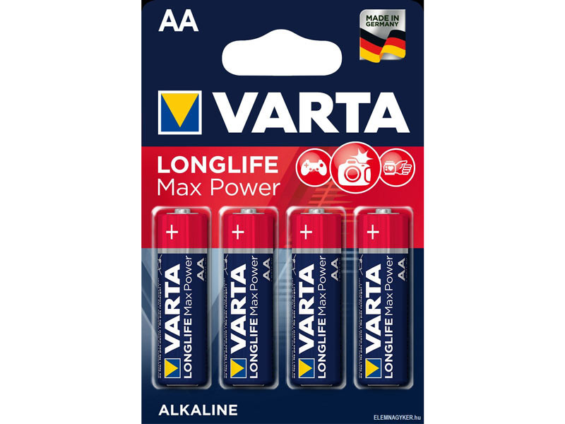 Varta Longlife Max Power 4706 4 db AA ceruzaelem-0