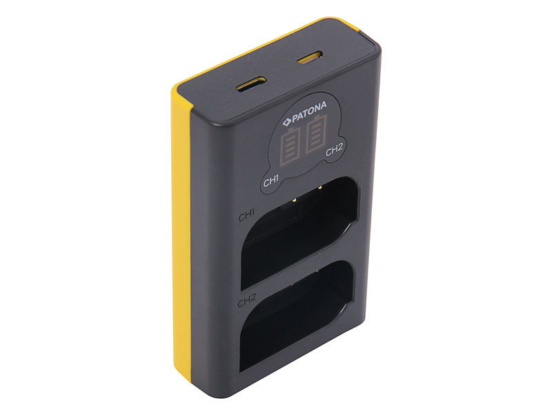 Patona Panasonic DMW-BLK22 Dual LCD USB töltő-1