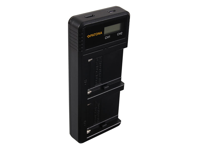 Patona Sony NP-F Dual LCD USB töltő (F550 F750 F970 FM50)-1