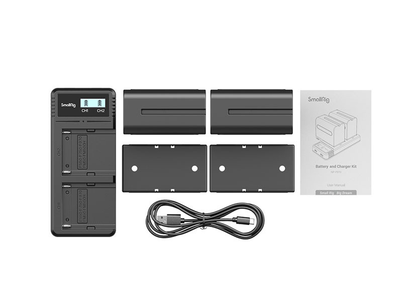 Smallrig NP-F970 akku és akkutöltő szett 3823-5