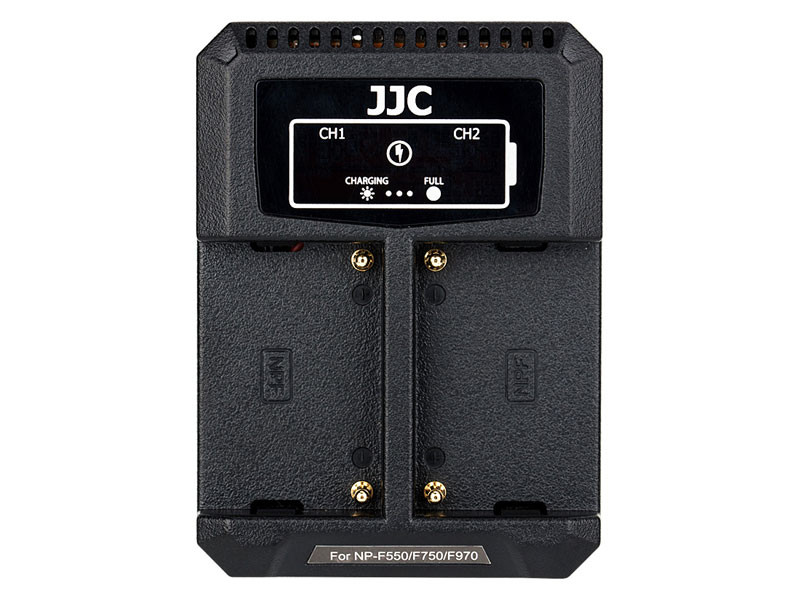 JJC DCH-NPF USB Dual töltő Sony NP-F550/F750/F970-hez-1
