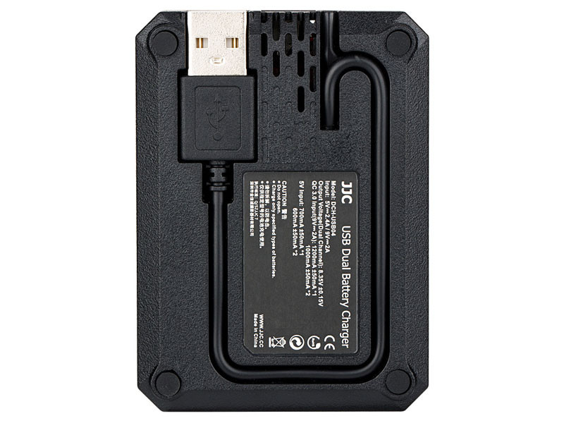 JJC DCH-NPF USB Dual töltő Sony NP-F550/F750/F970-hez-2
