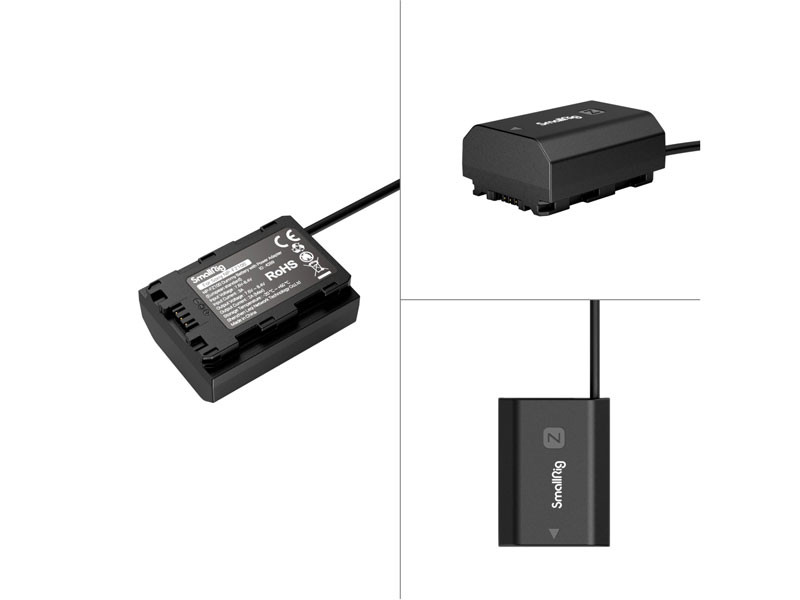 SmallRig NP-FZ100 Dummy akkumulátor, adapterrel 4269-2