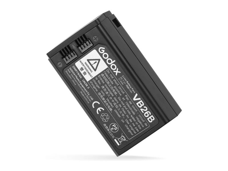 Godox VB26B Akkumulátor Godox V1 és V860III rendszervakukhoz-0