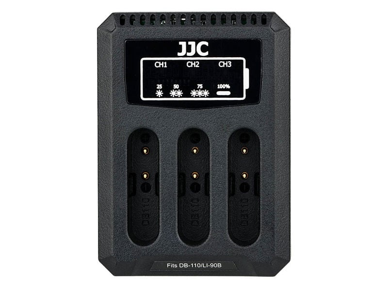 JJC DCH-DB110 USB multi akkumulátor töltő-0