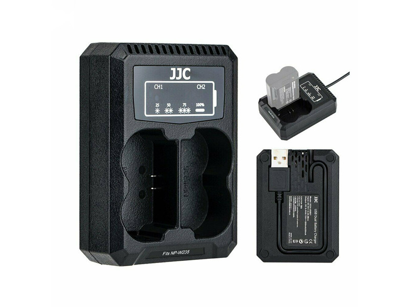JJC DCH-NPW235 USB dual akkutöltő-0