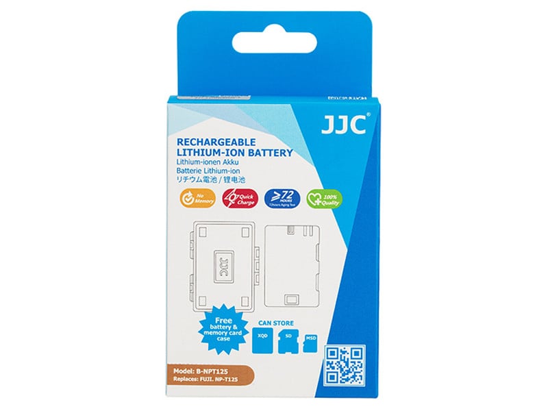 JJC B-NPT125 Li-ion Fujifilm GFX akkumulátor-0