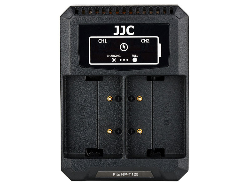 JJC DCH-NPT125 USB Dual töltő Fujifilm NP-T125-höz-1