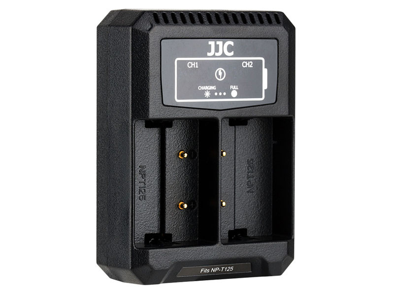 JJC DCH-NPT125 USB Dual töltő Fujifilm NP-T125-höz-0