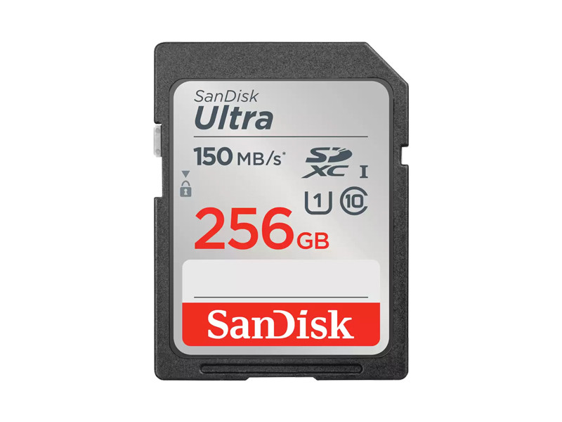 Sandisk 256gb SDXC Ultra kártya 150mb/s CL10 UHS-I-0