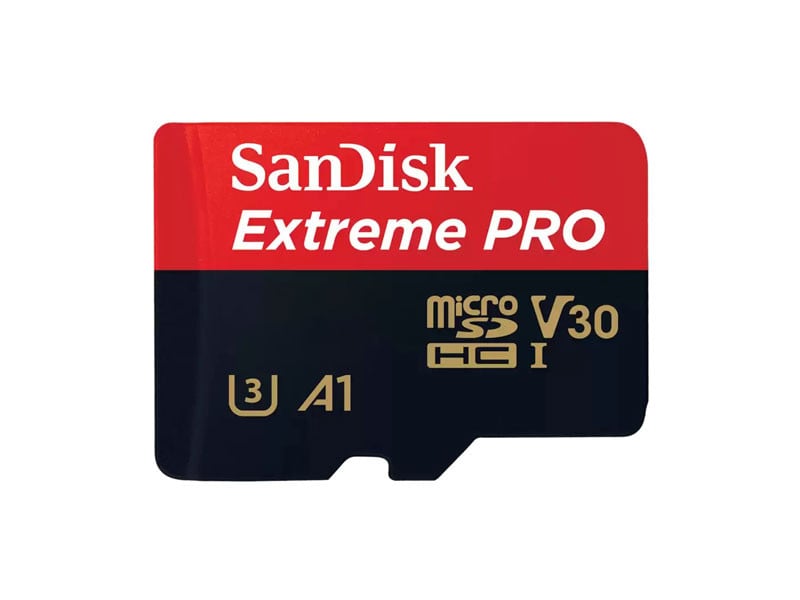 Sandisk 64GB MicroSDXC Extreme Pro memóriakártya + Adapter 200mb/s /90mb/s UHS-I V30 A2 C10 U3 + Rescue Pro Deluxe szoftver-0