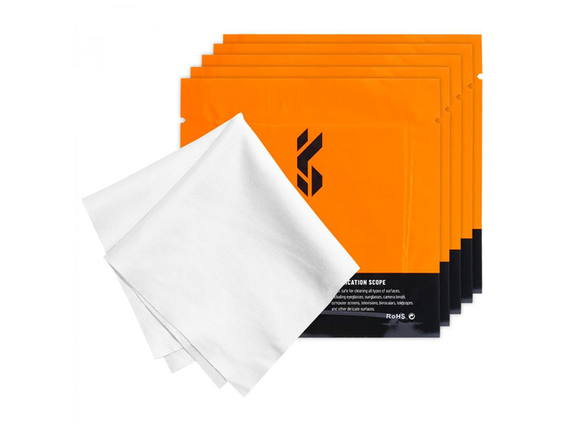 K&F Concept Microfiber törlőkendő kit 5db 15x15 fehér-0