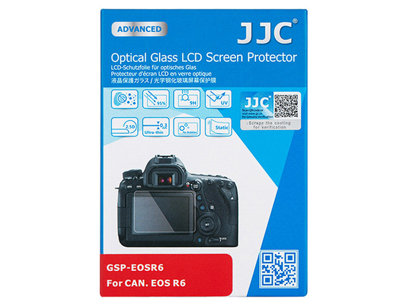 JJC LCD kijelzővédő üveg Canon EOS R6 / R7-0