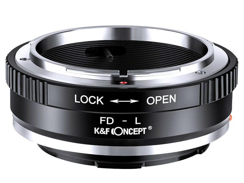 K&f Concept Canon FD/FL adapter objektív - Leica L váz-0