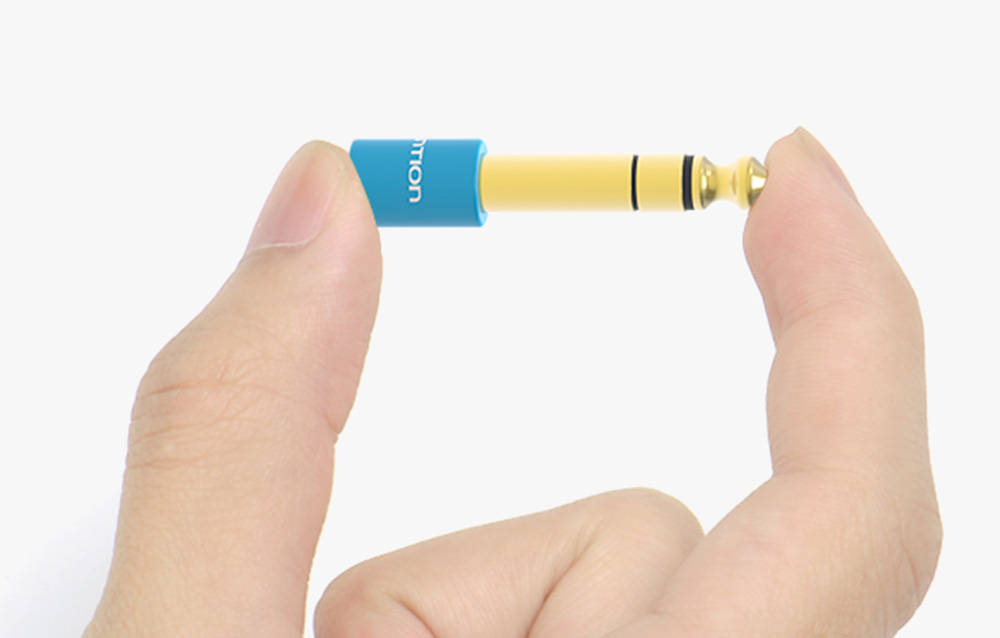 Átalakító adapter Jack 3.5mm - ről 6.5mm-re  Vention VAB-S01-L kék-1