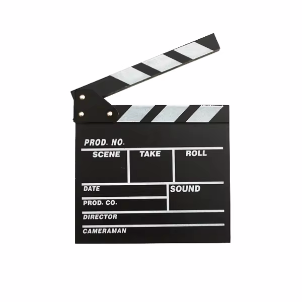 Filmes csapó, csapó tábla fekete, markerrel írható, törölhető-0