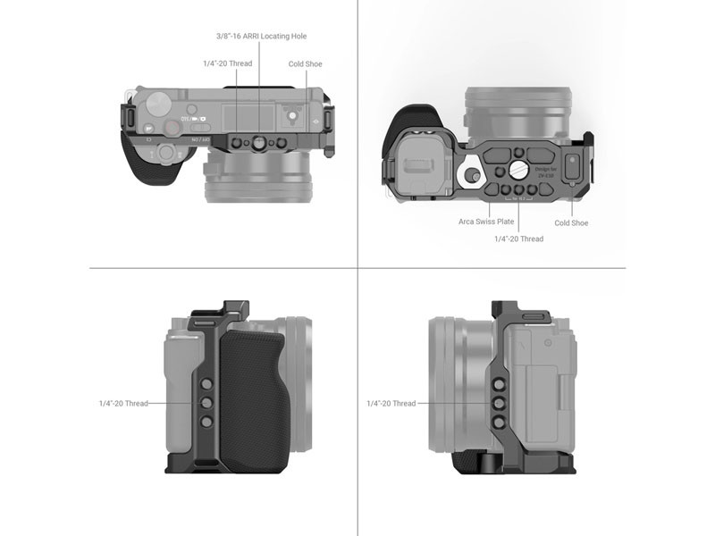 Smallrig 3538 Cage With Grip Sony ZV-E10-hez-2