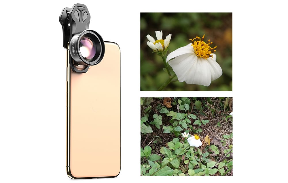 APEXEL APL-HB100MM 100mm makró mobiltelefon objektív (fekete)-2