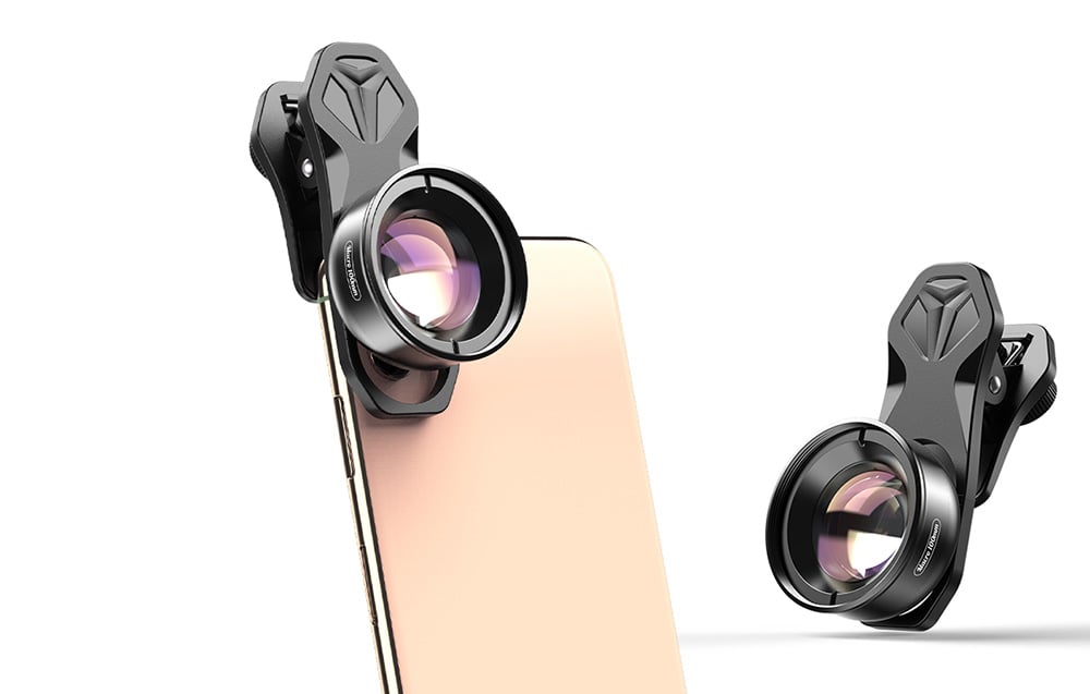 APEXEL APL-HB100MM 100mm makró mobiltelefon objektív (fekete)-6