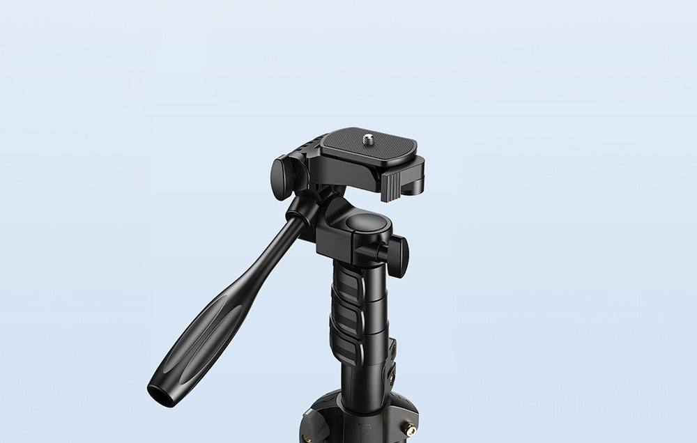 APEXEL APL-JJ070 178cm szelfibot/állvány kioldóval (fekete)-5