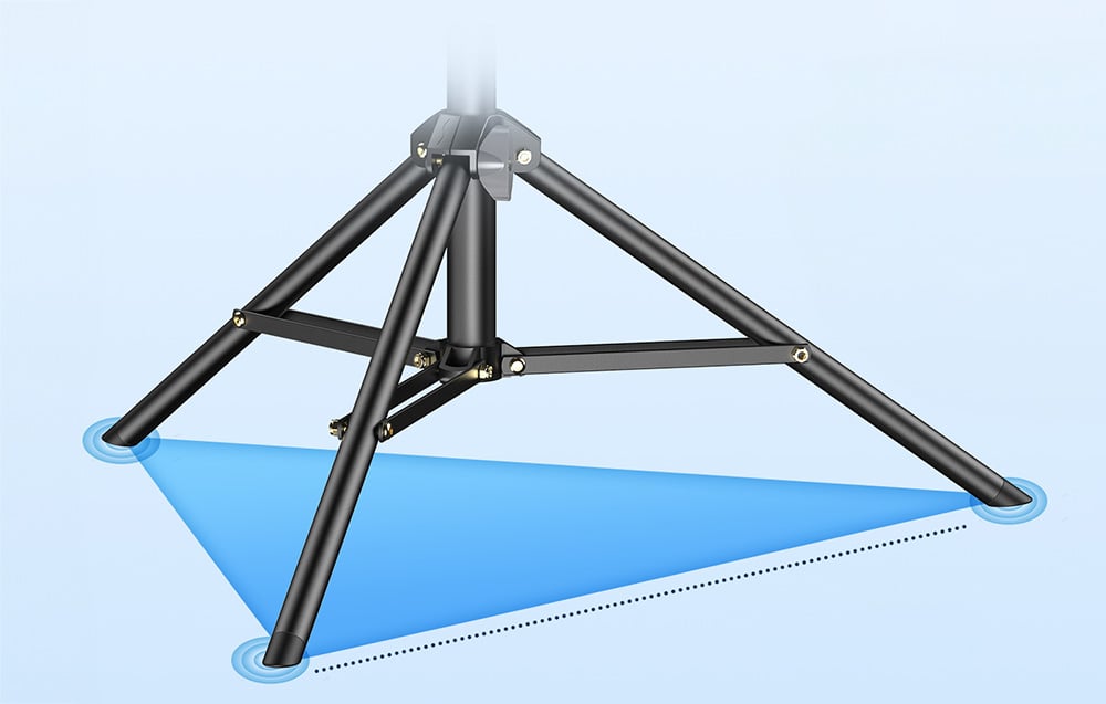 APEXEL APL-JJ070 178cm szelfibot/állvány kioldóval (fekete)-7