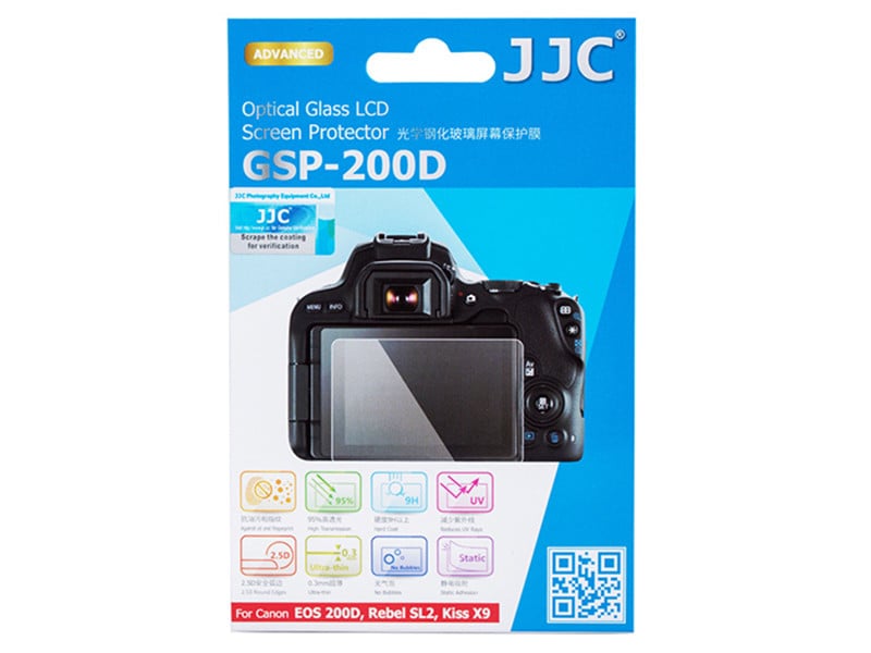 JJC GSP-200D LCD védő üveg Canon EOS 200D/250D/EOS RP-0