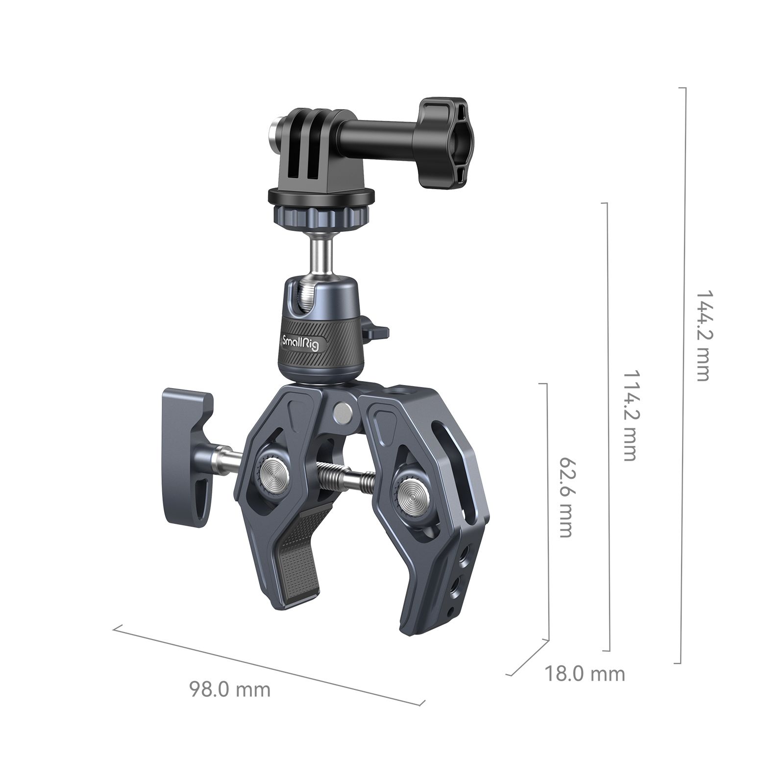 SmallRig satu gömbfejjel akciókamerákhoz (4102B)-1