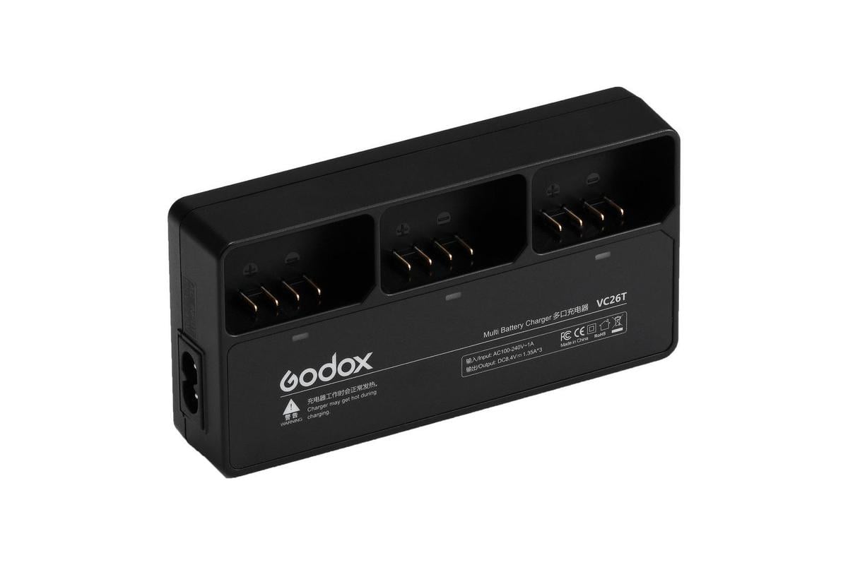 Godox VC26T Multi akkutöltő állomás V1 vakuhoz-0