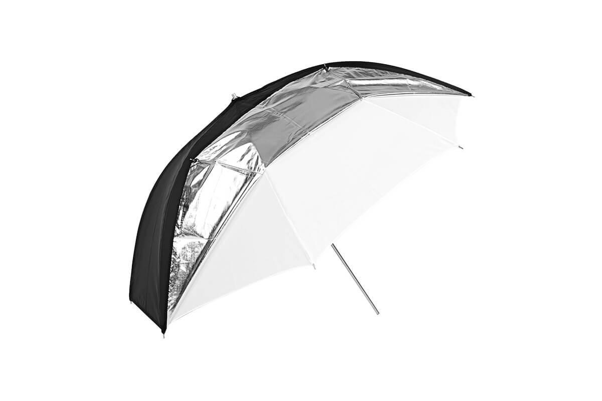 Godox UB-006 84cm kifordítható ernyő fehér, ezüst-0