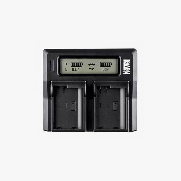 Newell DC-LCD dupla töltő Sony NP-FW50 akkumulátorhoz-0