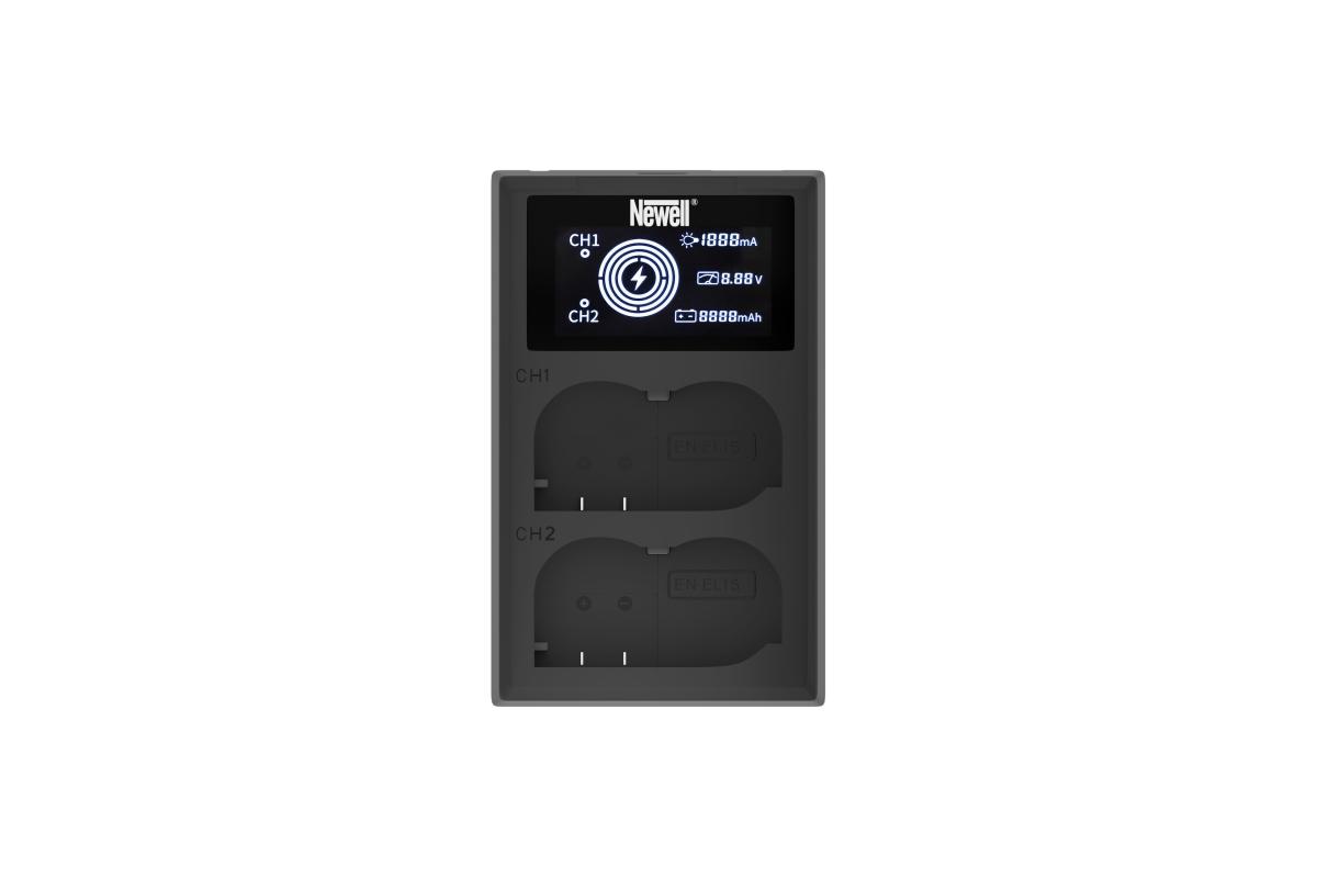 Newell FDL-USB-C duplatöltő EN-EL15 akkumulátorhoz-0