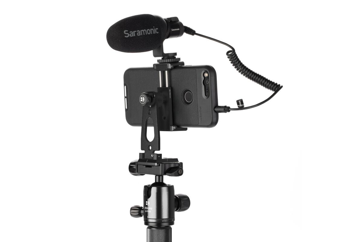 MeFoto Sidekick Pocket Black okostelefon tartó-3