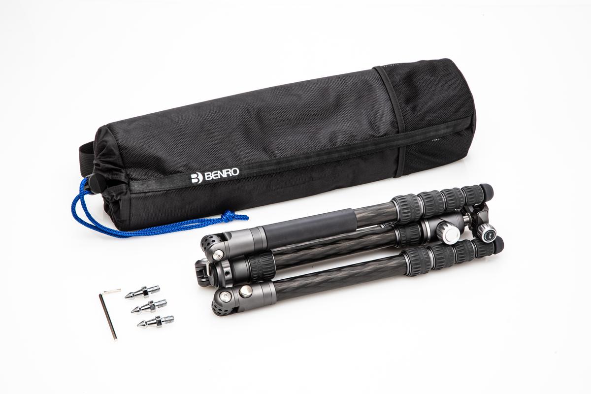 BENRO FBAT 15 5 SZEKCIÓS CARBON ÁLLVÁNY + VX20 szett-6