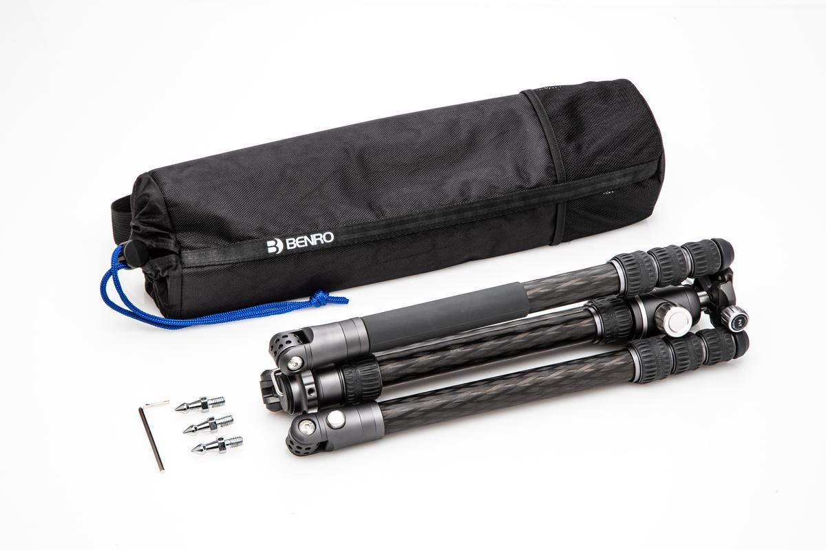 Benro Bat 24C carbon állvány + VX25 állvány fej szett-9