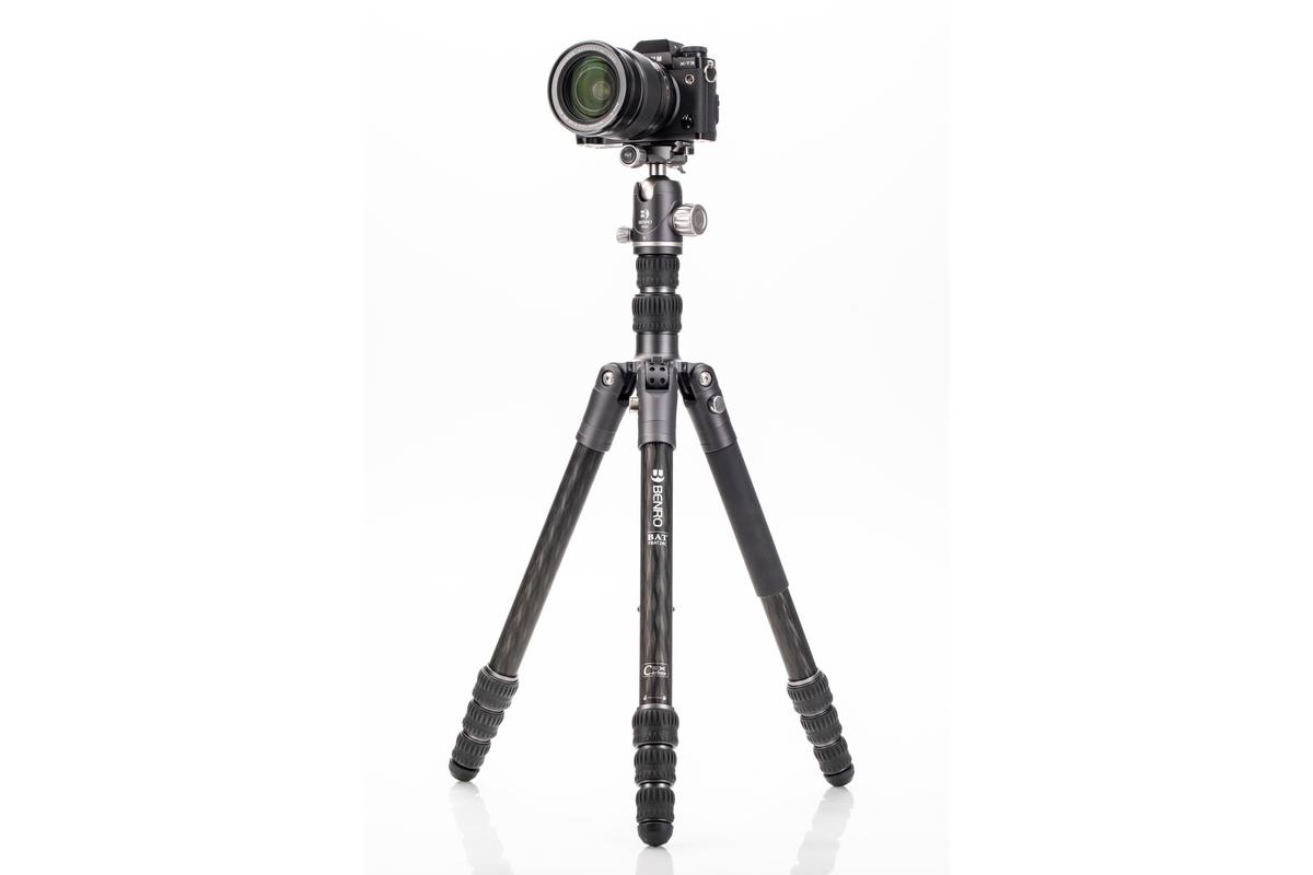 Benro Bat 24C carbon állvány + VX25 állvány fej szett-8