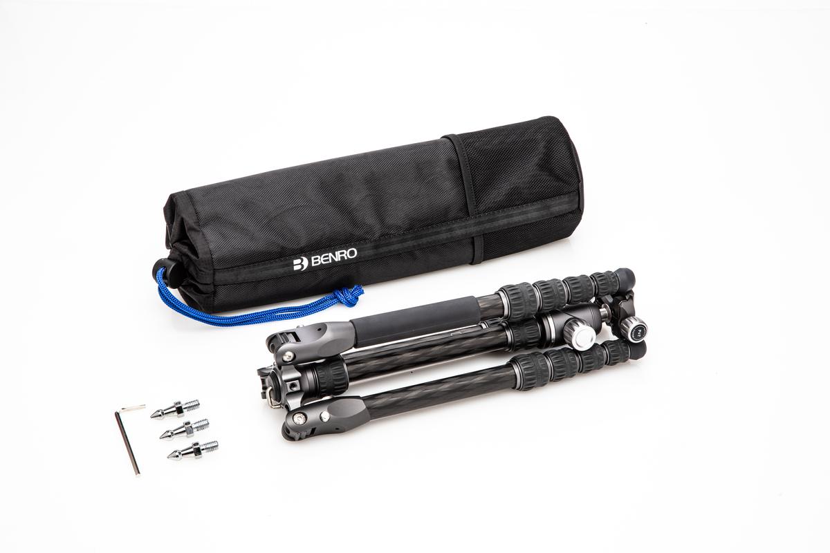 Benro Rhino 05C 5 szekciós szénszálas állvány + VX20  fej szett-3