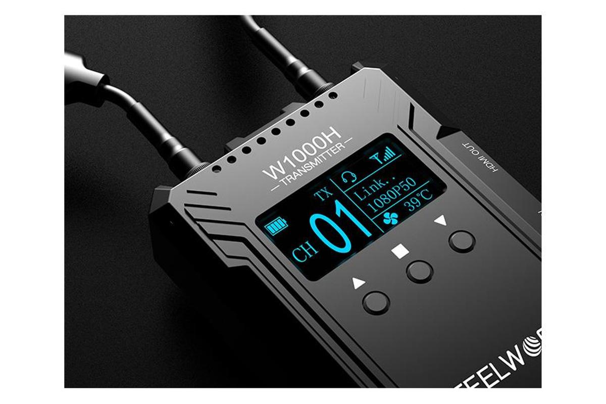 FEELWORLD W1000H HDMI vezetéknélküli rádiós jeltovábbító és intercom-1