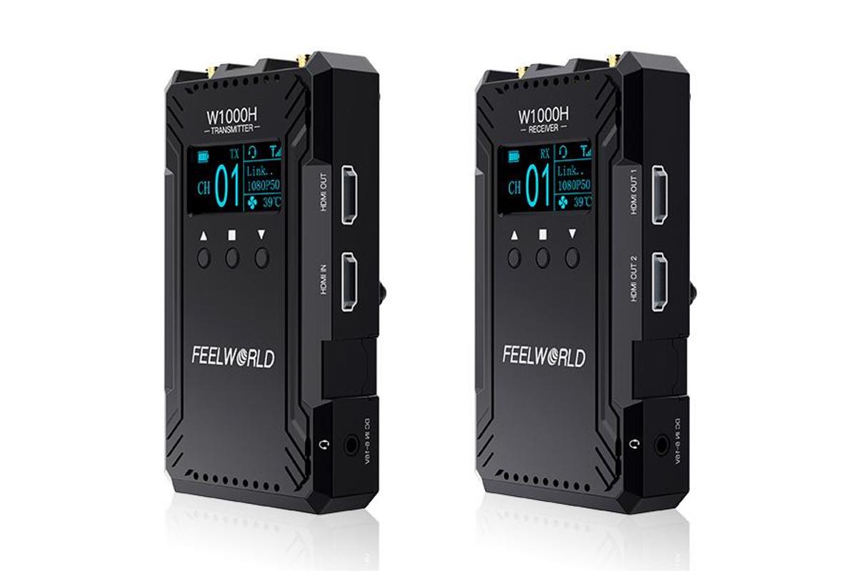 FEELWORLD W1000H HDMI vezetéknélküli rádiós jeltovábbító és intercom-3