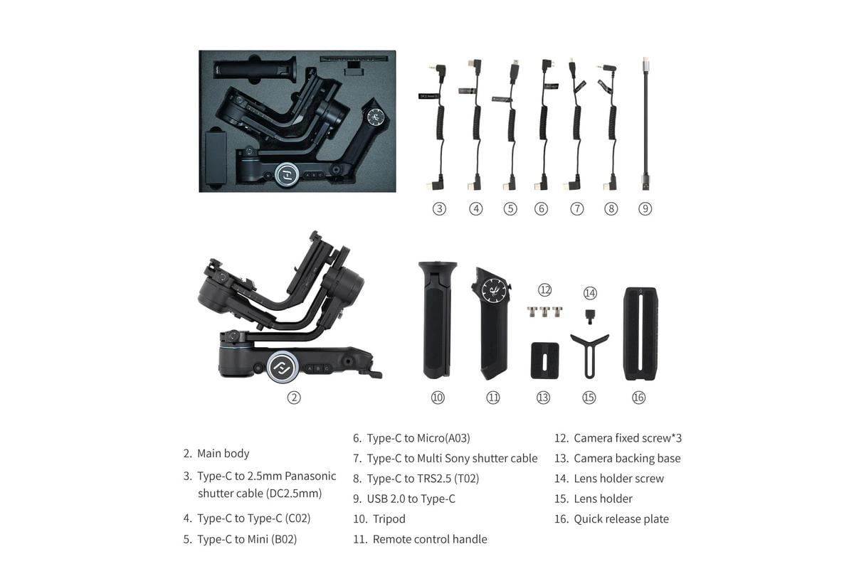 Feiyu-tech Feiyu SCORP PRO - 3 tengelyes prémium kamerastabilizátor-6