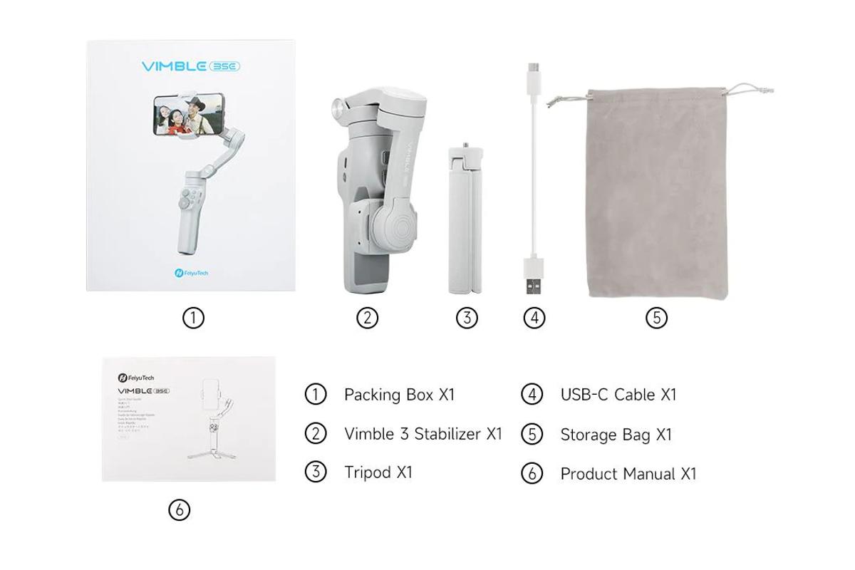Feiyu-tech Feiyu VIMBLE-3SE - 3-tengelyes okostelefon stabilizátor-2